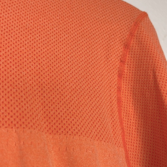 Fabletics Long Sleeve Seemless Coral Athletic Top and matching headband Large - Picture 7 of 17